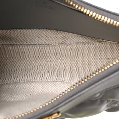 Gucci Calfskin GG Matelasse Chain Handbag Dusty Grey Natural 4 of 9