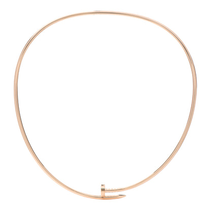 Cartier 18K Yellow Gold 3mm Juste Un Clou Necklace 1 of 3