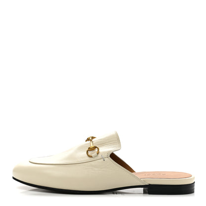 Gucci Malaga Kid Womens Princetown Slippers 38.5 Mystic White 1 of 8