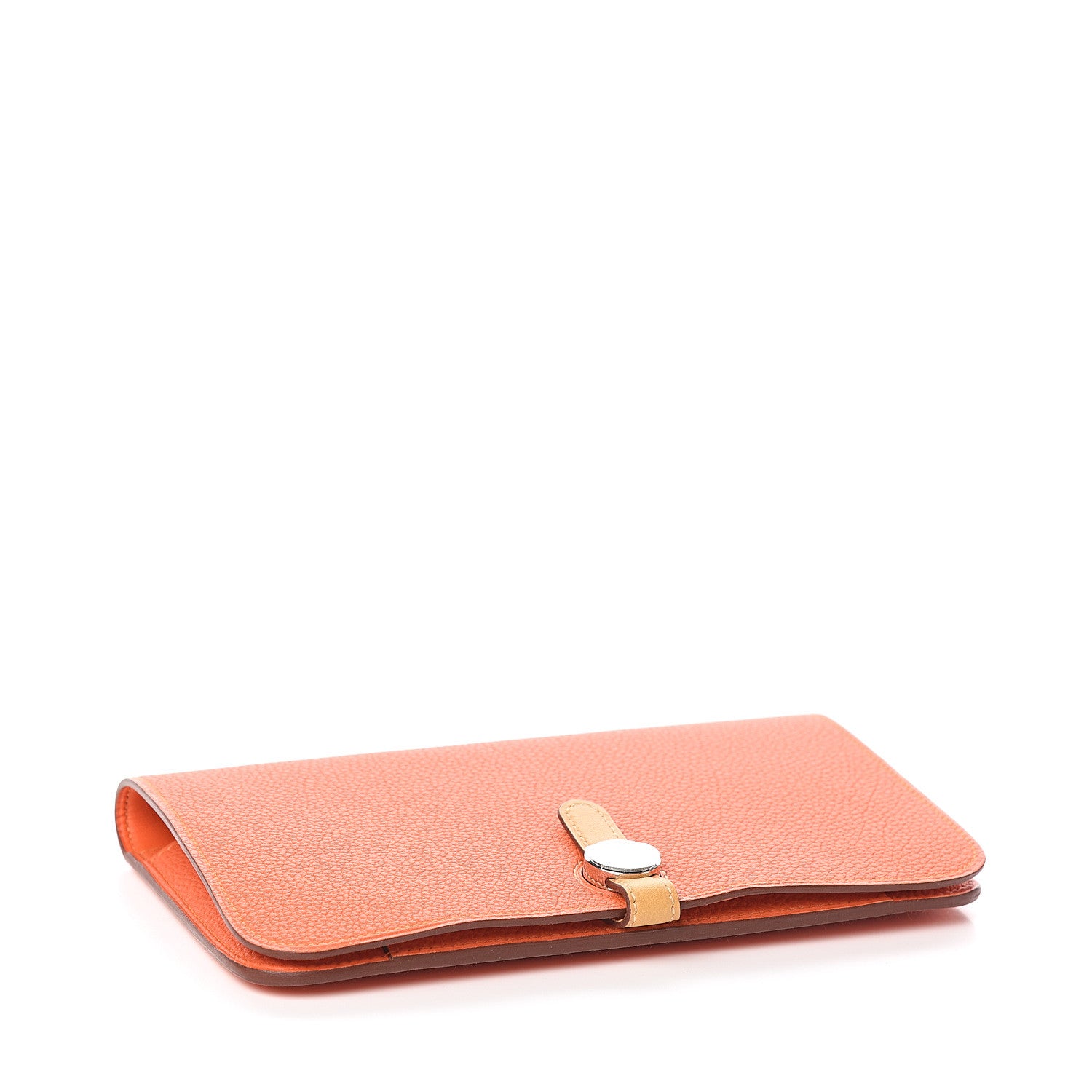 Hermes Togo Dogon Duo Wallet Feu Curry 3 of 7