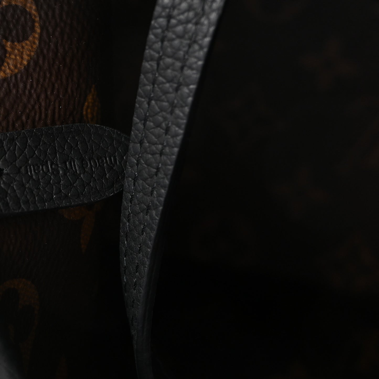 Monogram Neverfull Inside Out Bandouliere BB Black