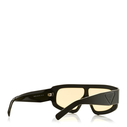 Prada Acetate Shield Sunglasses SPR D10 Oliva 4 of 7