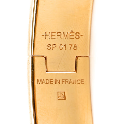 Hermes Enamel Narrow Clic Clac H Bracelet PM White 4 of 4