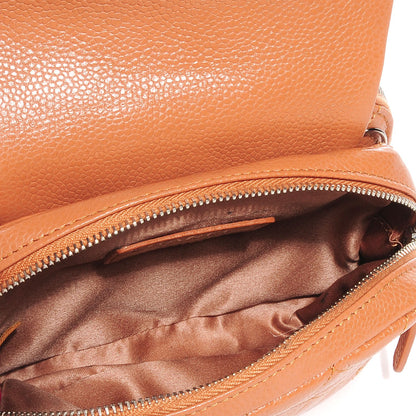 Chanel Caviar Quilted New Mini Flap Light Brown 9 of 9