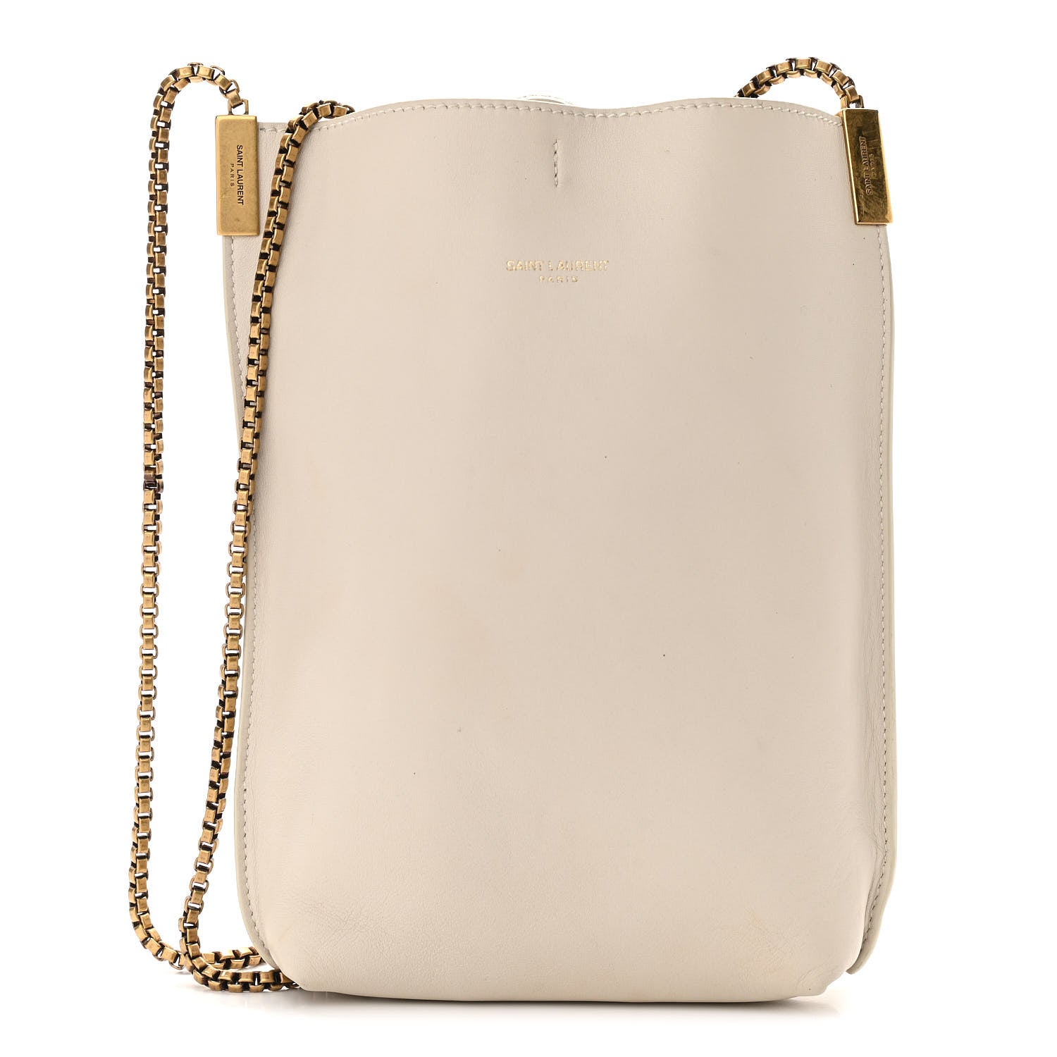 Saint Laurent Calfskin Mini Suzanne Hobo Cream 3 of 11
