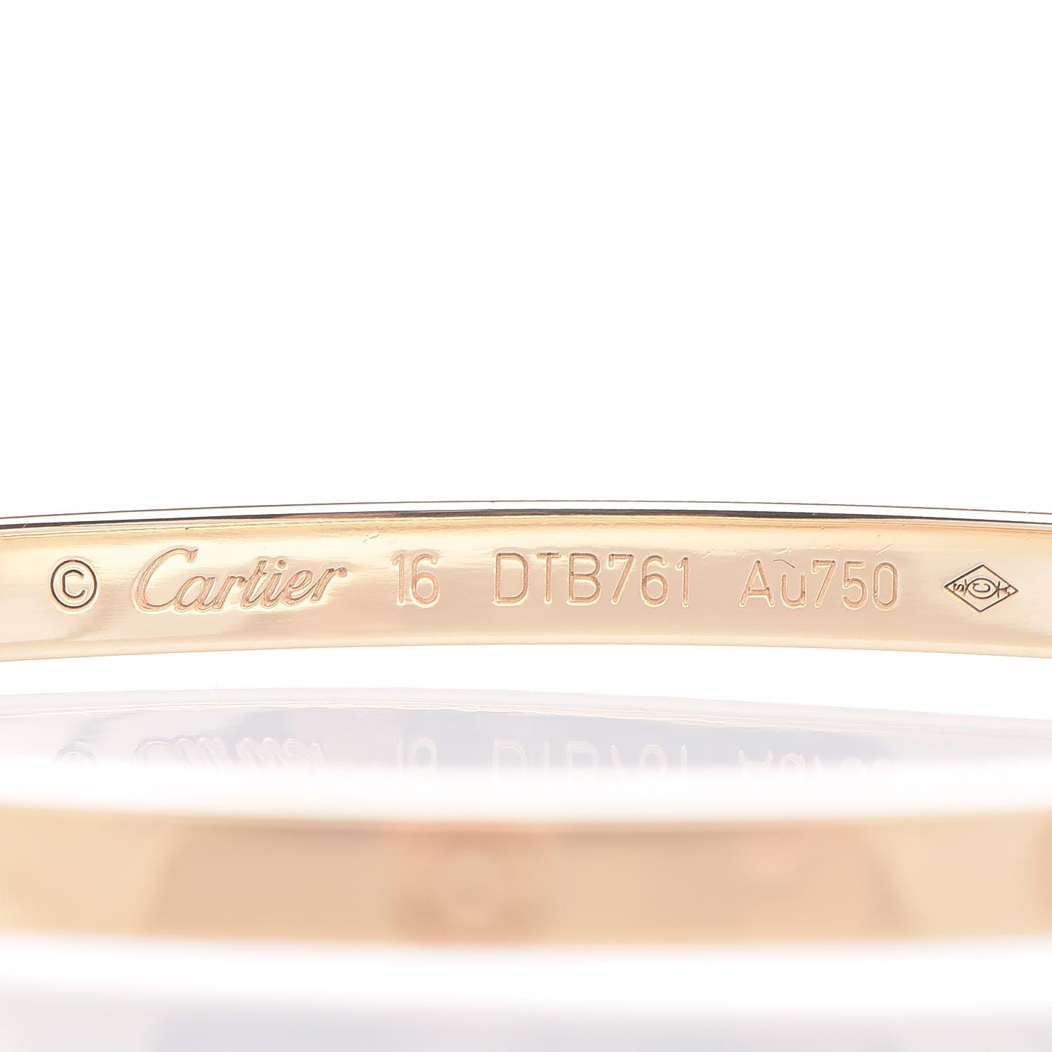 Cartier 18K Yellow Gold Small LOVE Bracelet 16 4 of 6