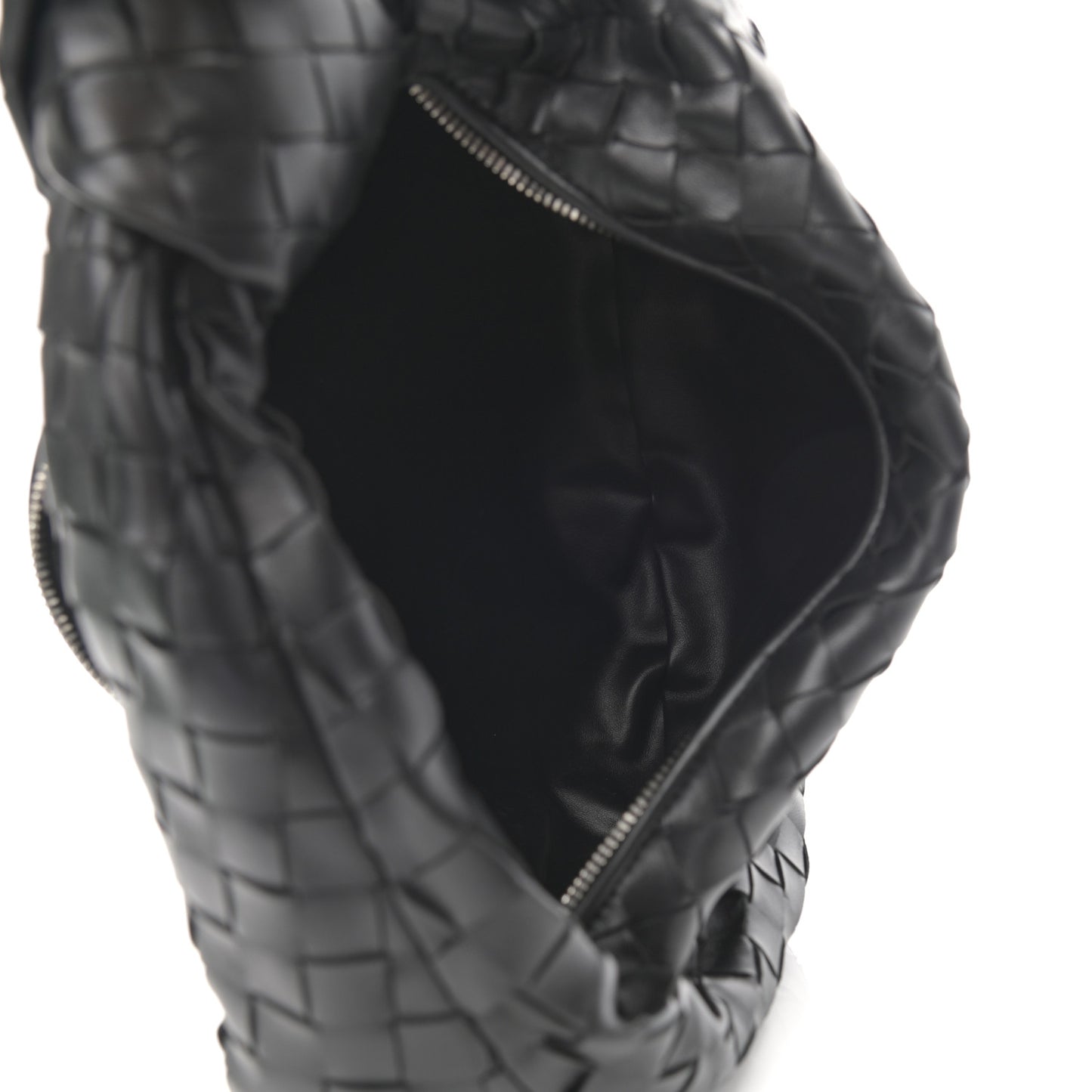 Nappa Intrecciato Teen Jodie Hobo Black