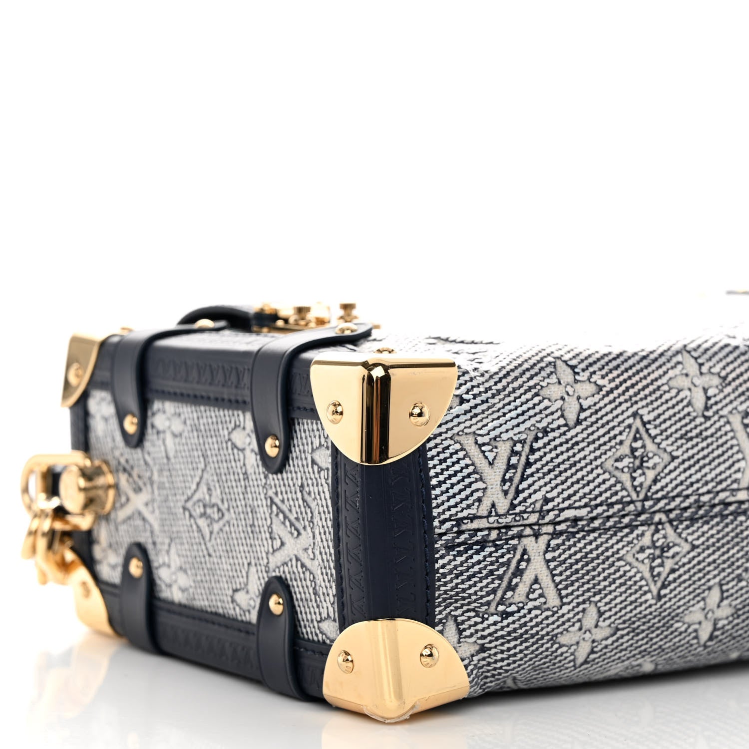 Louis Vuitton Monoglam Side Trunk MM Blue 7 of 8