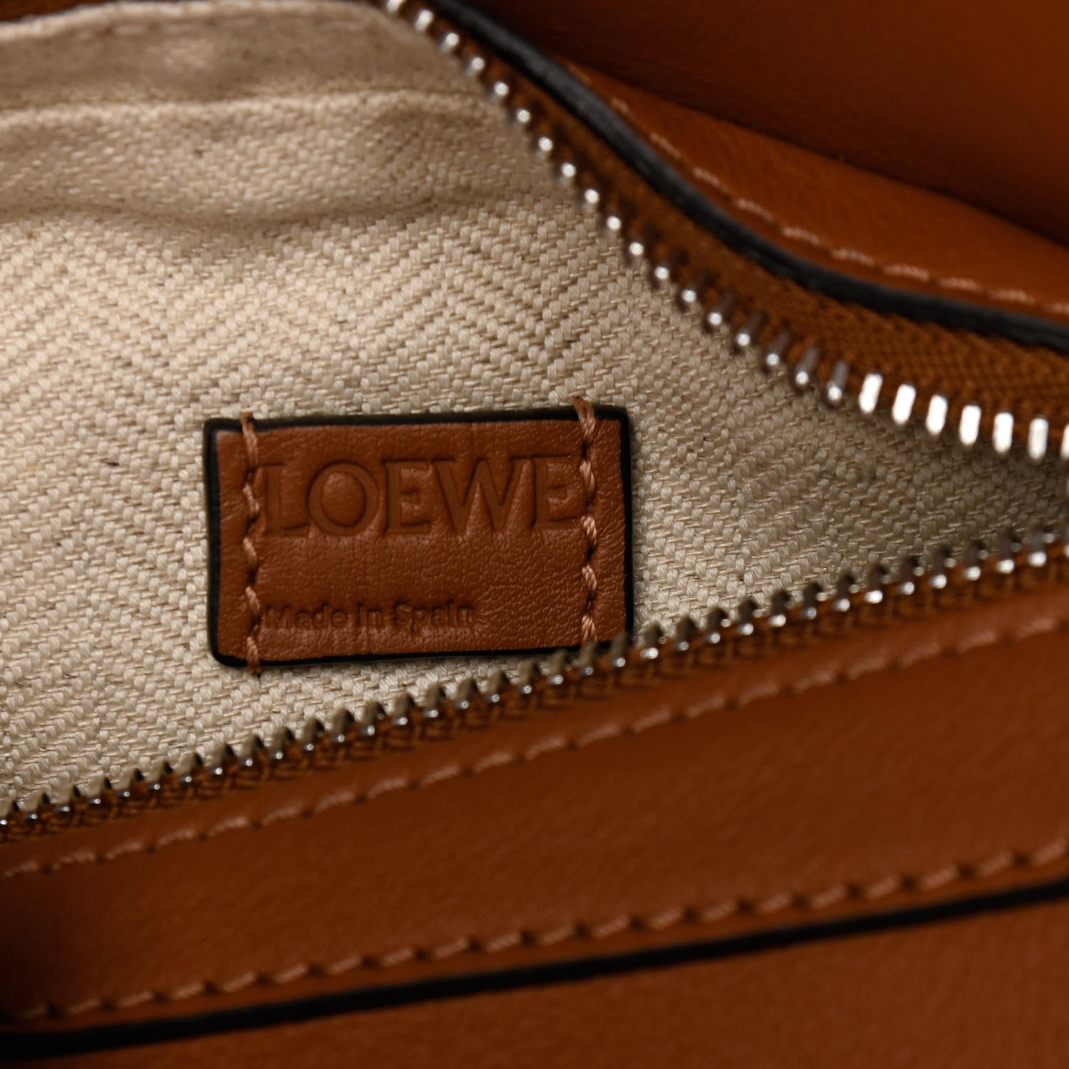 Loewe Calfskin Nano Puzzle Bag Tan 8 of 9