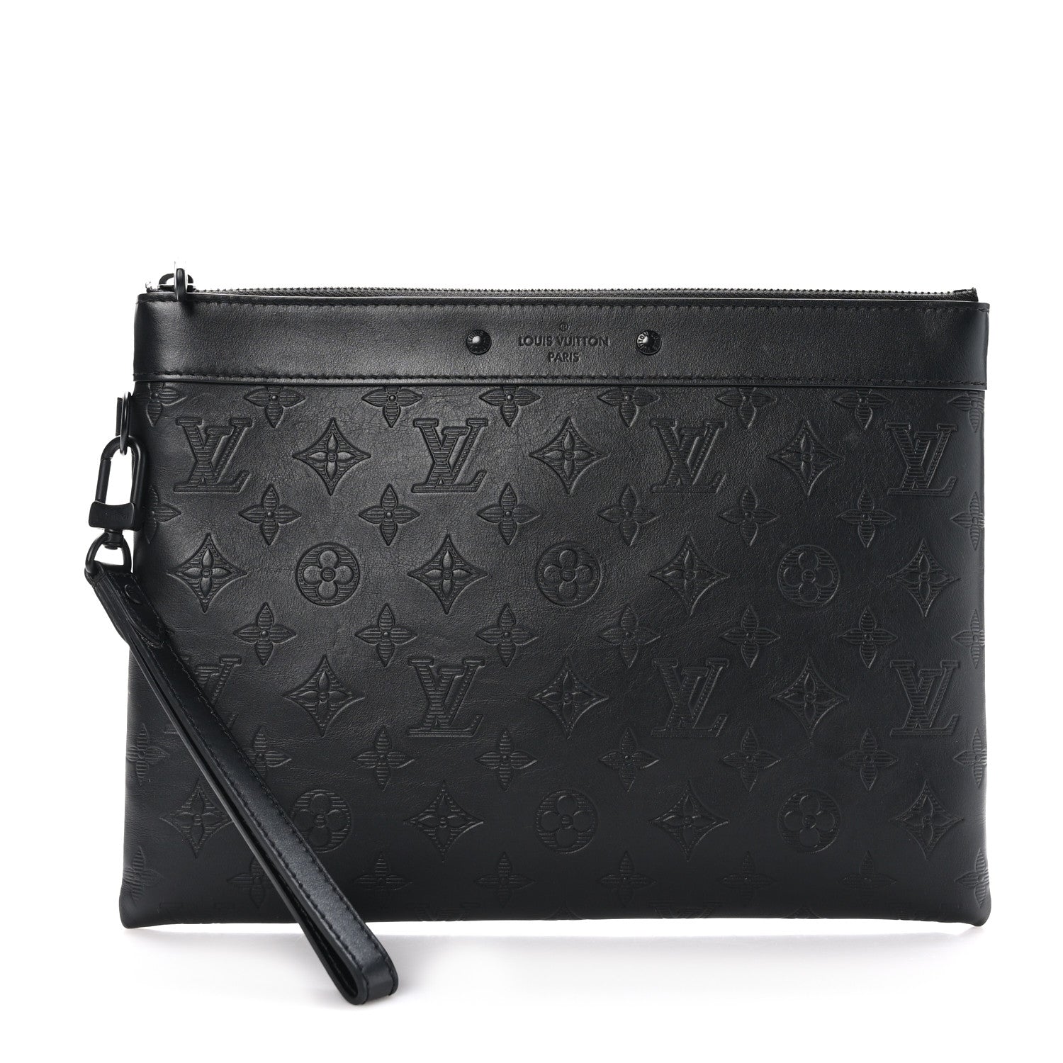 Louis Vuitton Monogram Shadow Pochette To-Go Black 1 of 8