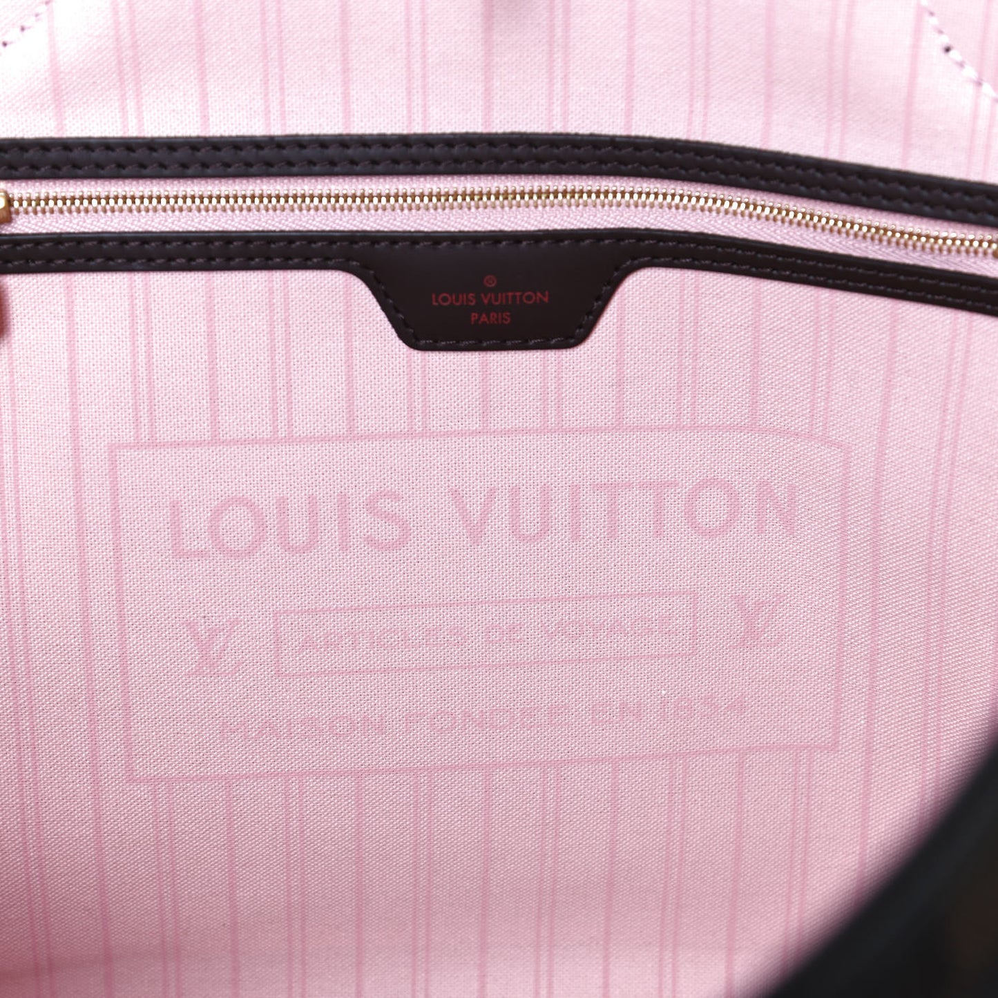 Damier Ebene Neo Neverfull MM Rose Ballerine