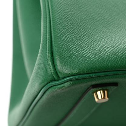 Hermes Epsom Birkin 35 Vert Vertigo 18 of 20