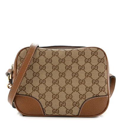 Gucci Monogram Mini Bree Messenger Bag Beige Tabacco 1 of 18