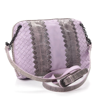 Bottega Veneta Nappa Intrecciato Ayers Crossbody Pillow Messenger Parme 4 of 12