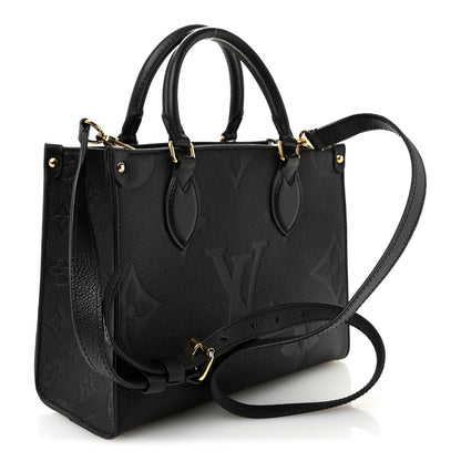Louis Vuitton Empreinte Monogram Giant Onthego PM Black 3 of 10