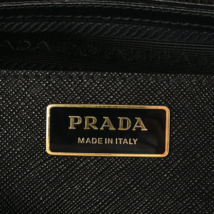 Prada Saffiano Medium Galleria Double Zip Tote Black 6 of 8