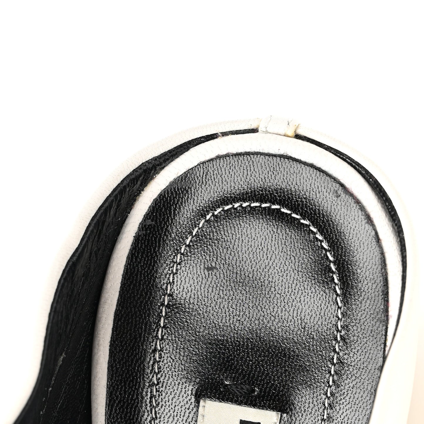 Smooth Nappa Opaque Wedge Sandals 37 White