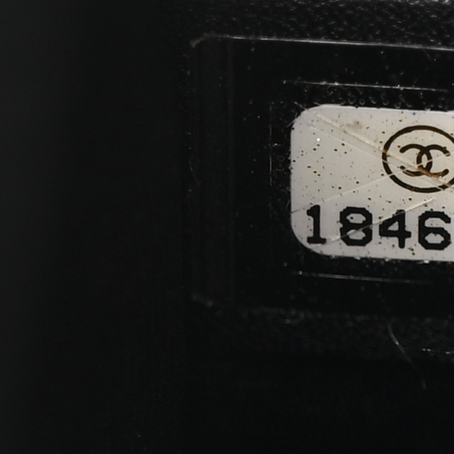 Lambskin Quilted Small Boy Flap Black White