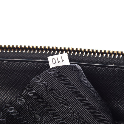 Prada Saffiano Mini Galleria Double Zip Tote Black 7 of 19