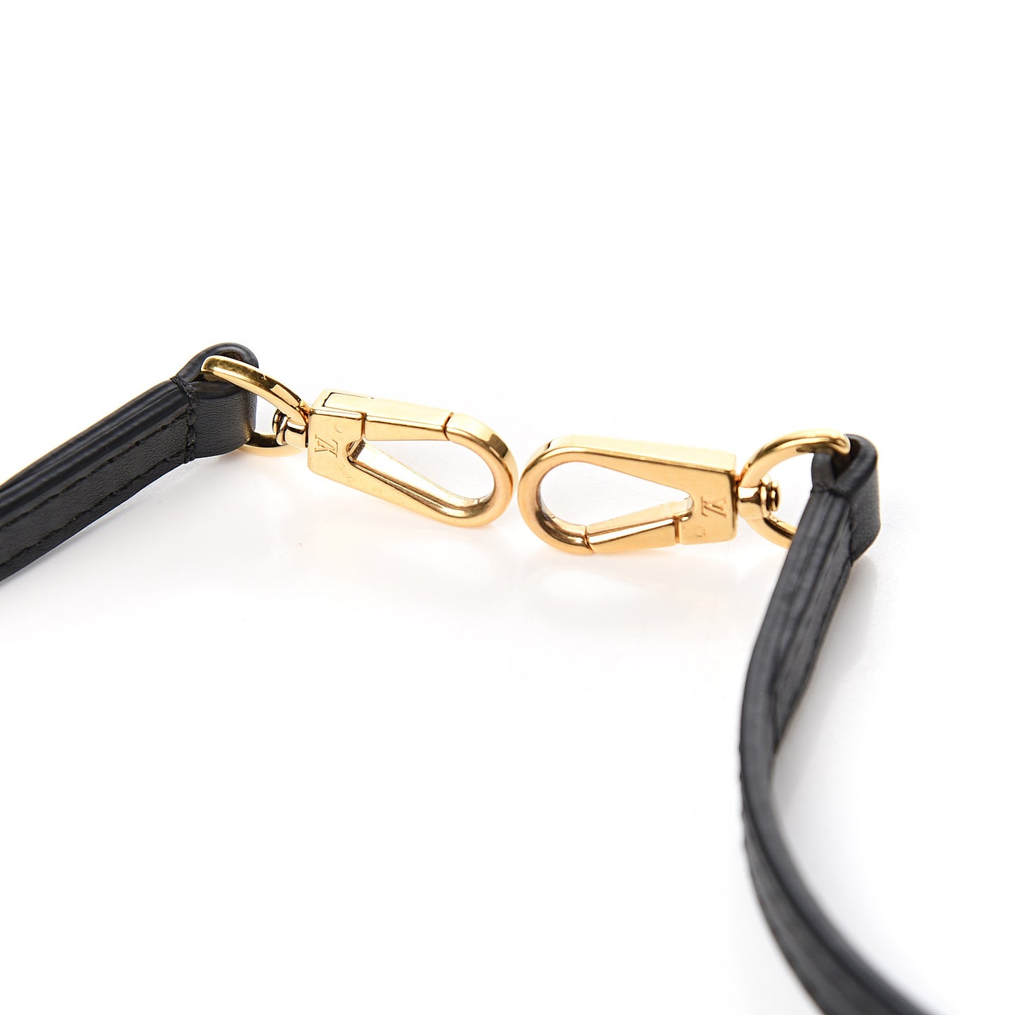Calfskin 12mm Adjustable Shoulder Strap Black