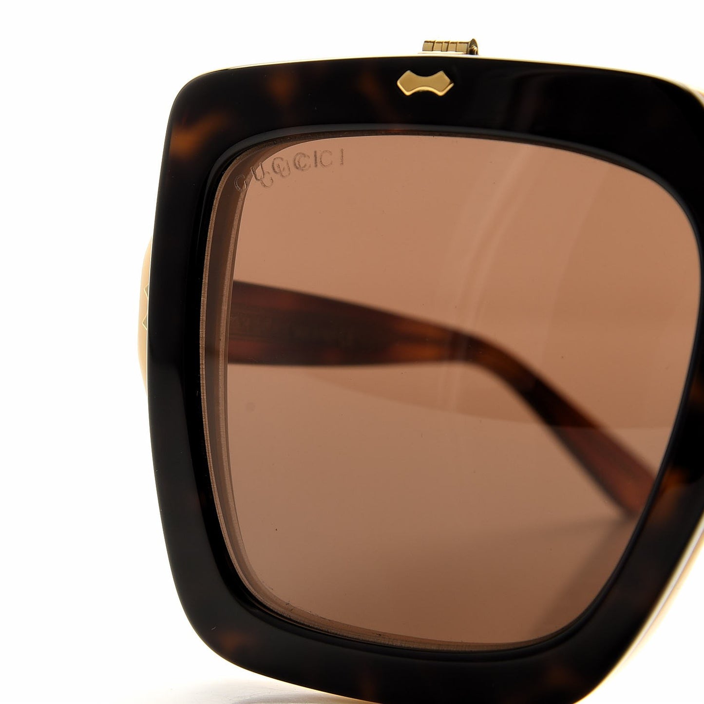 Acetate Oversized Flip Up Sunglasses GG0088S Tortoise