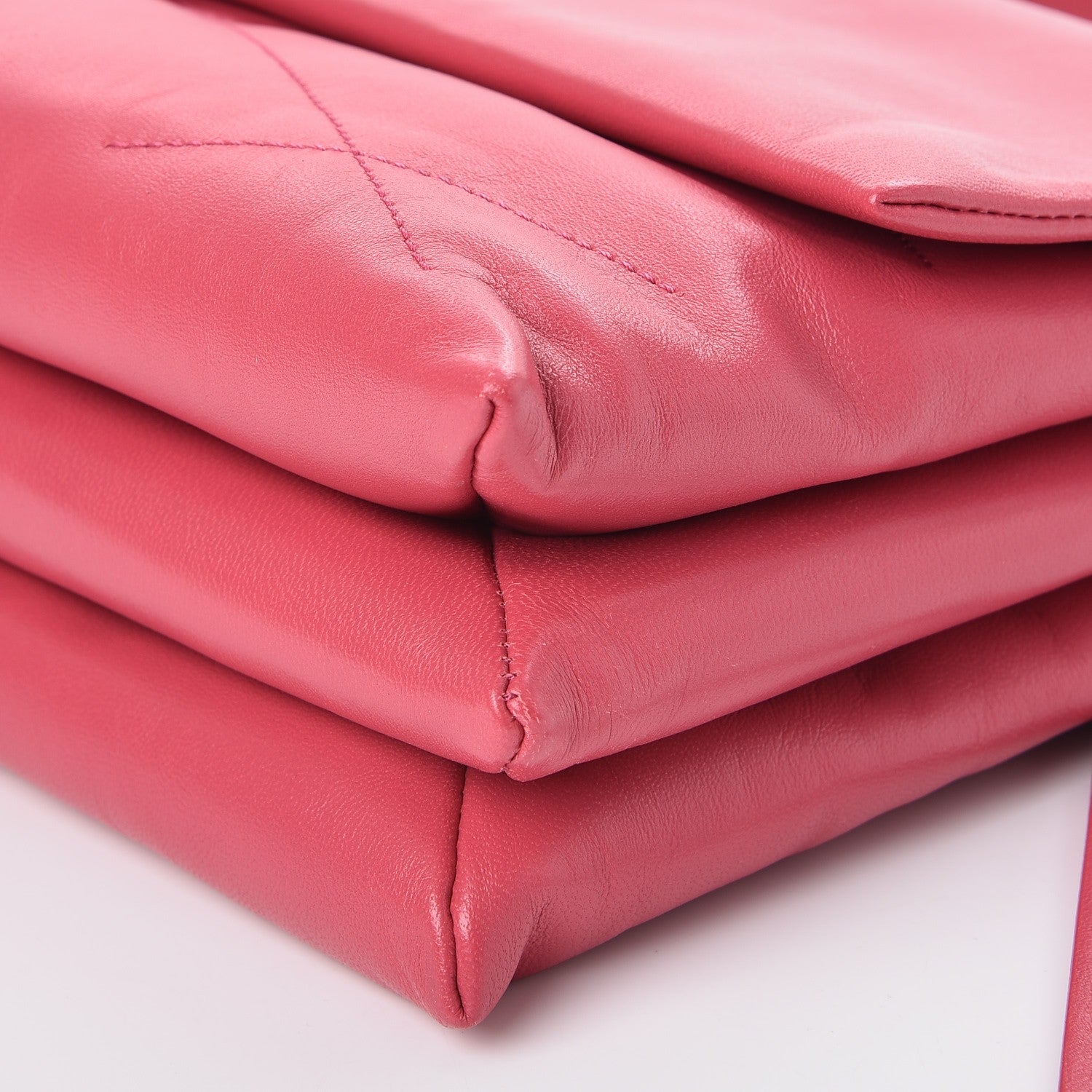 Lanvin Lambskin Quilted Medium Sugar Flap Shoulder Bag Pink 9 of 11