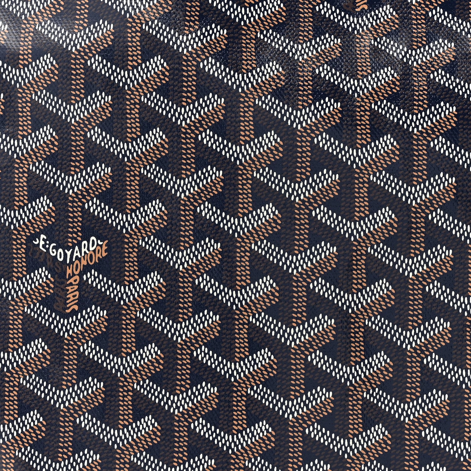 Goyard Goyardine Boheme Hobo Navy Blue 10 of 12