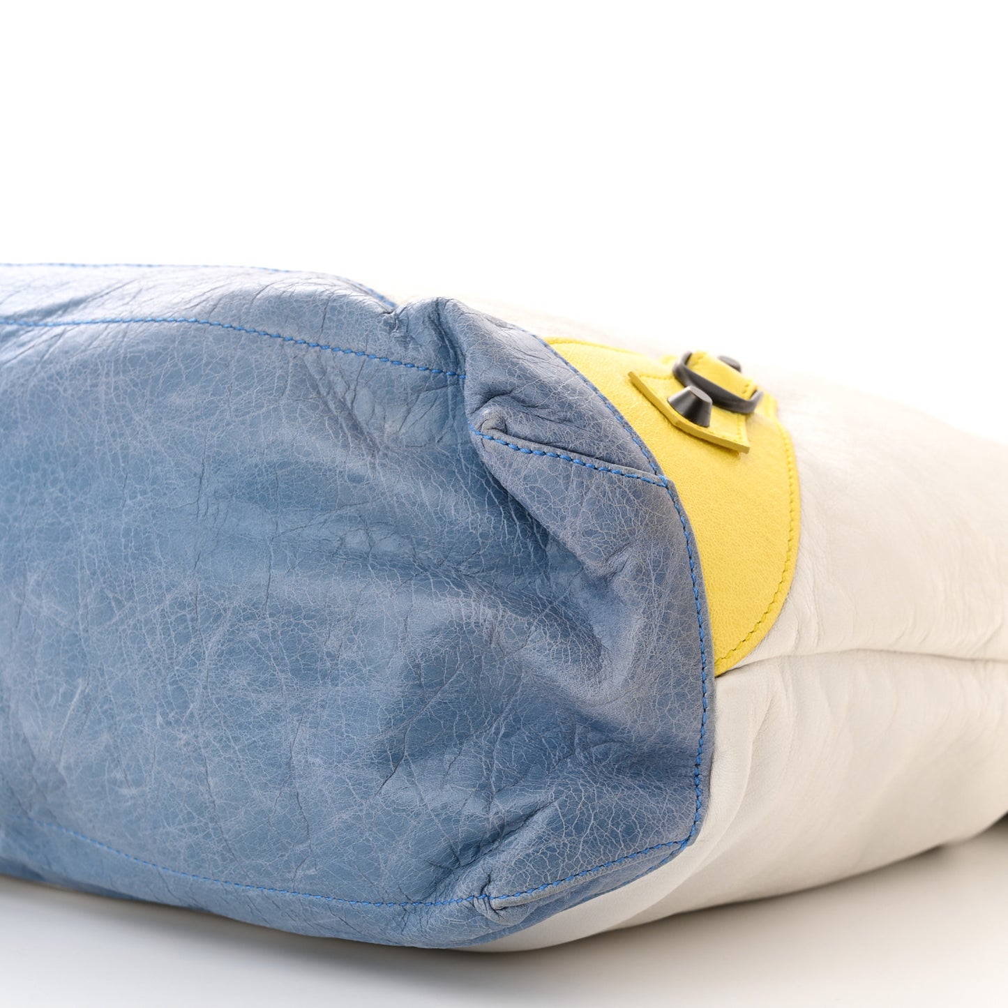 Agneau Classic Hardware Day Hobo White Multicolor