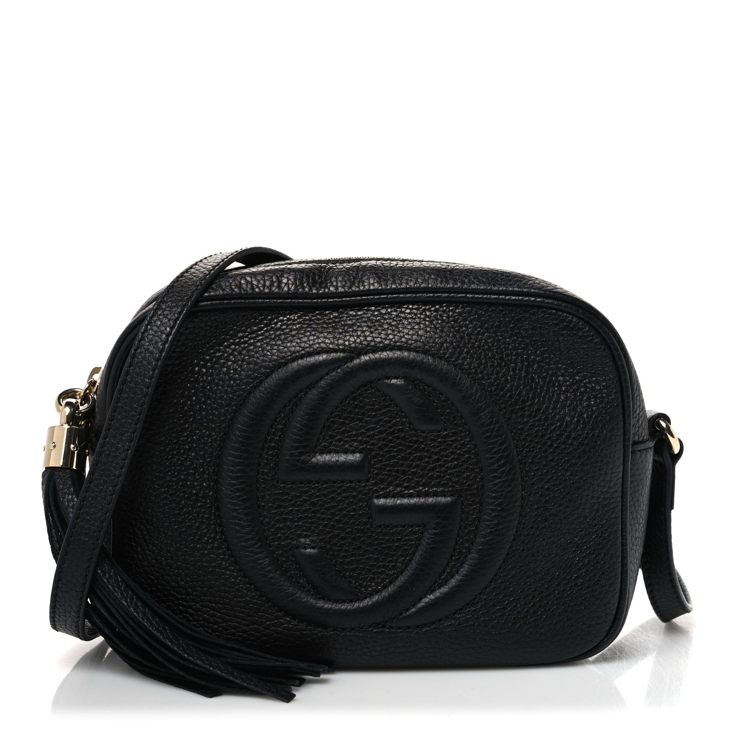 Gucci Pebbled Calfskin Small Soho Disco Bag Black 1 of 10