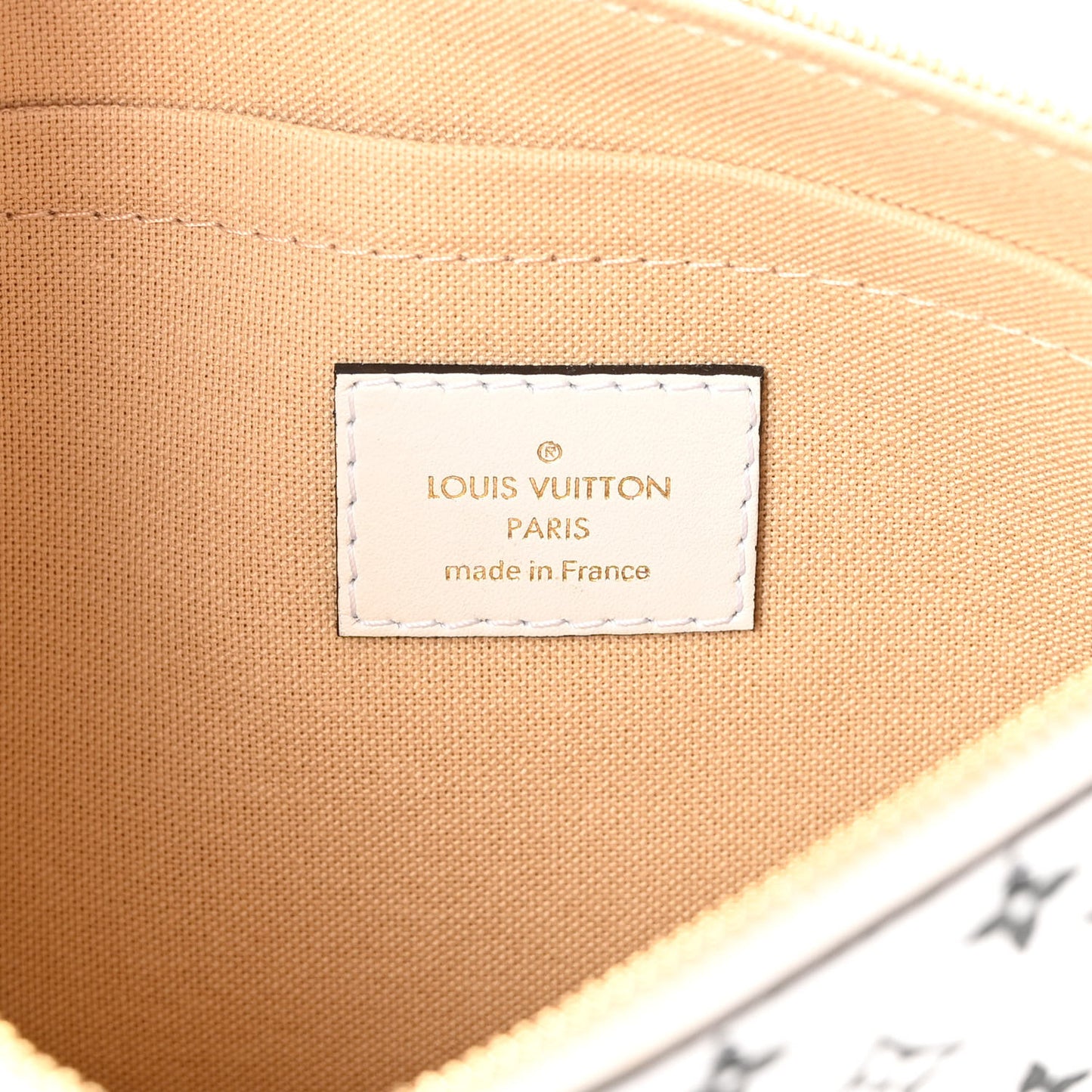 Monogram Giant Neverfull MM GM Pochette White