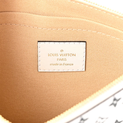 Louis Vuitton Monogram Giant Neverfull MM GM Pochette White 6 of 9