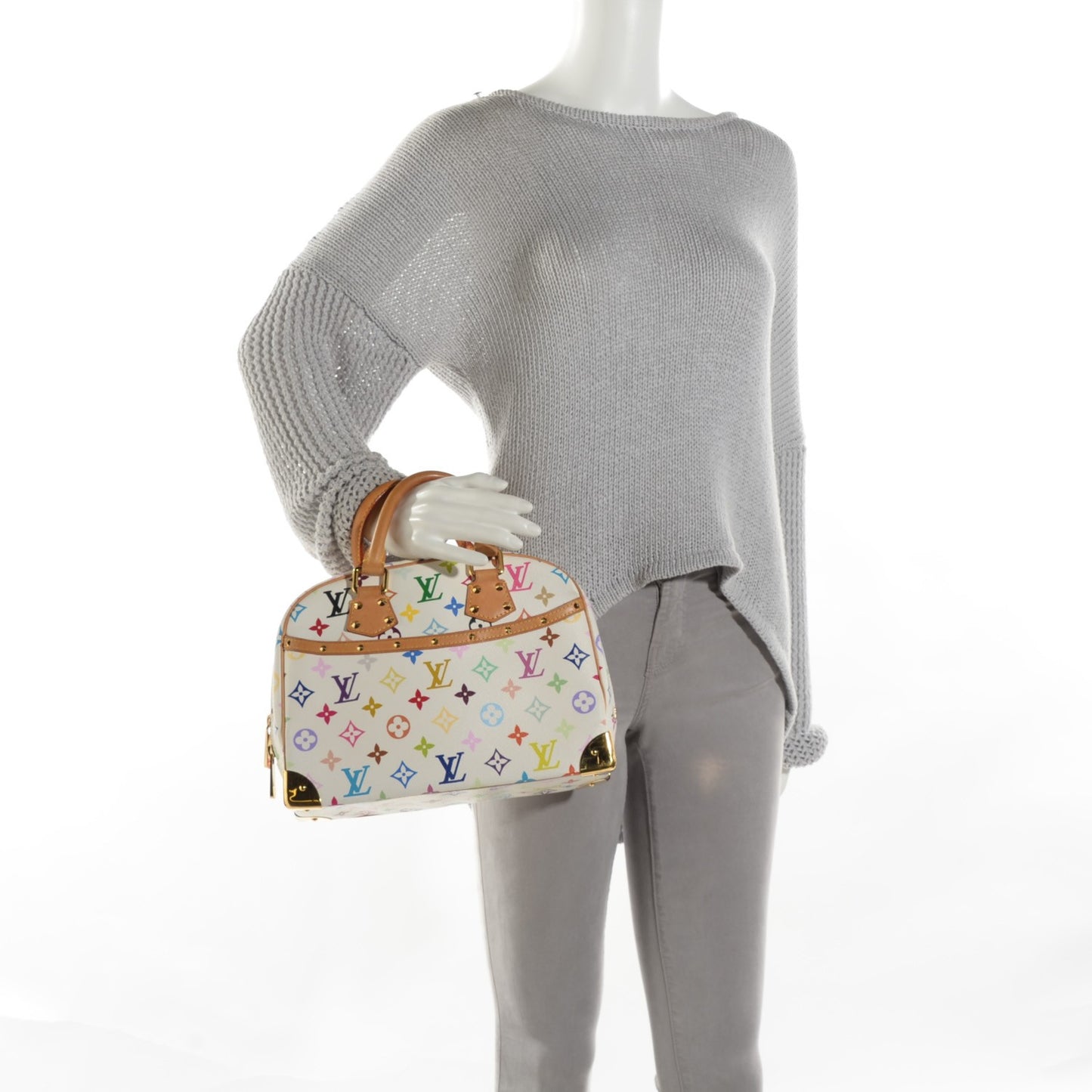 Monogram Multicolor Trouville White