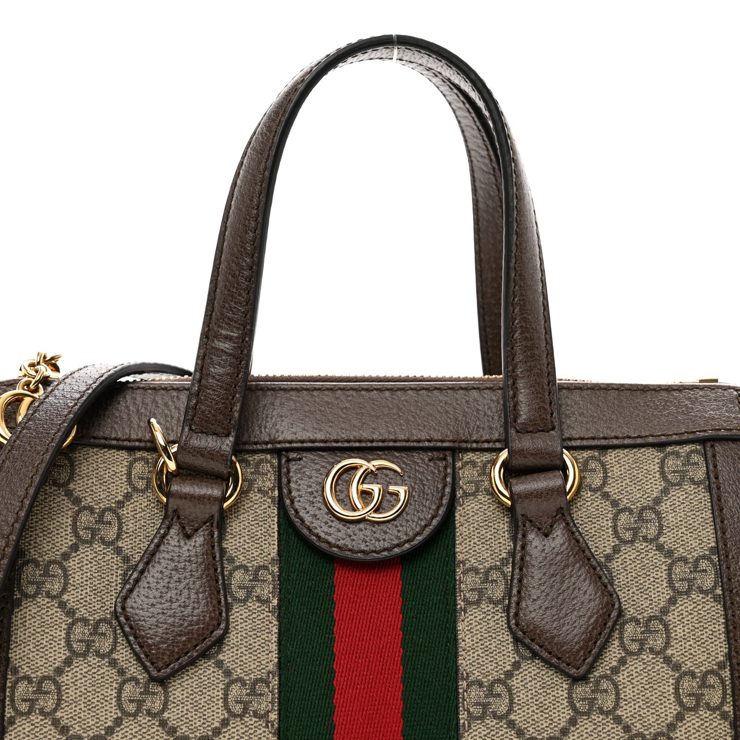 Gucci GG Supreme Monogram Small Ophidia Tote Bag Brown 5 of 10