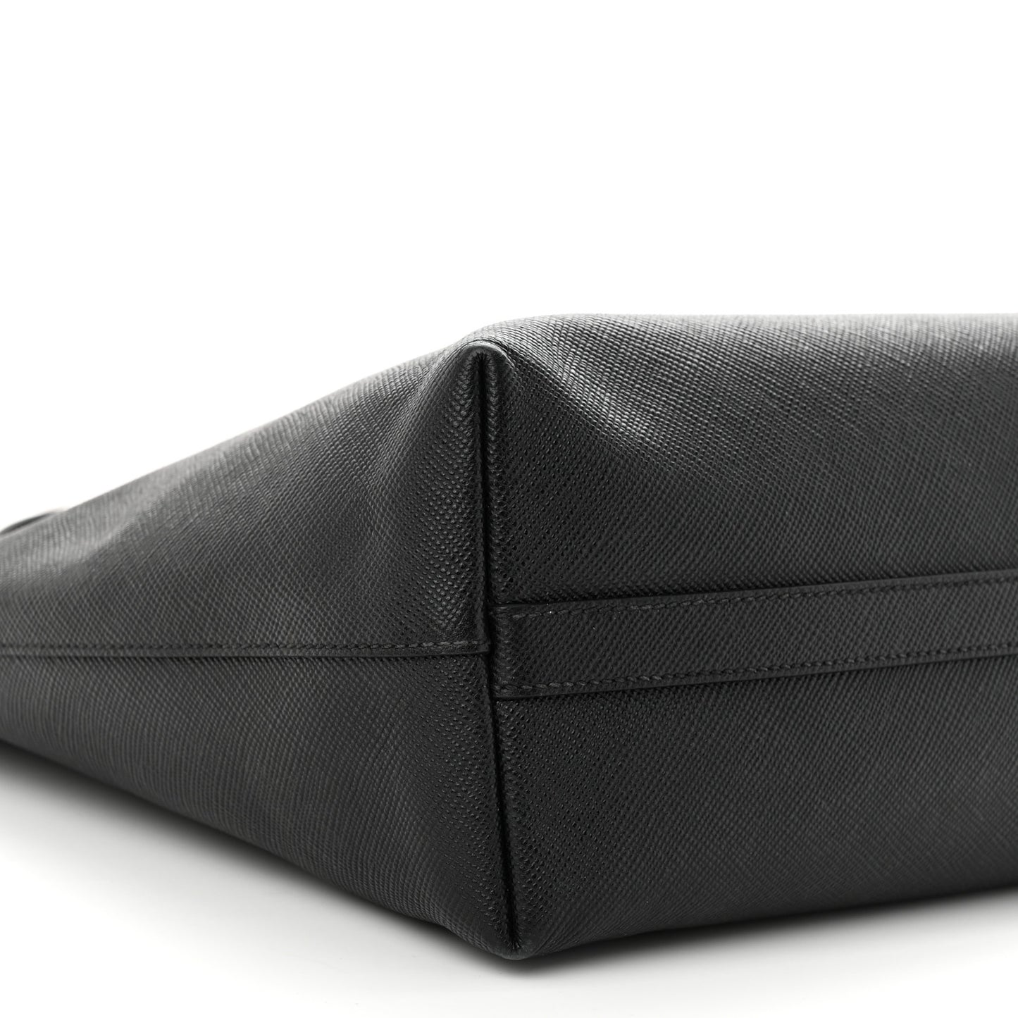 Saffiano Cuir Tote Black