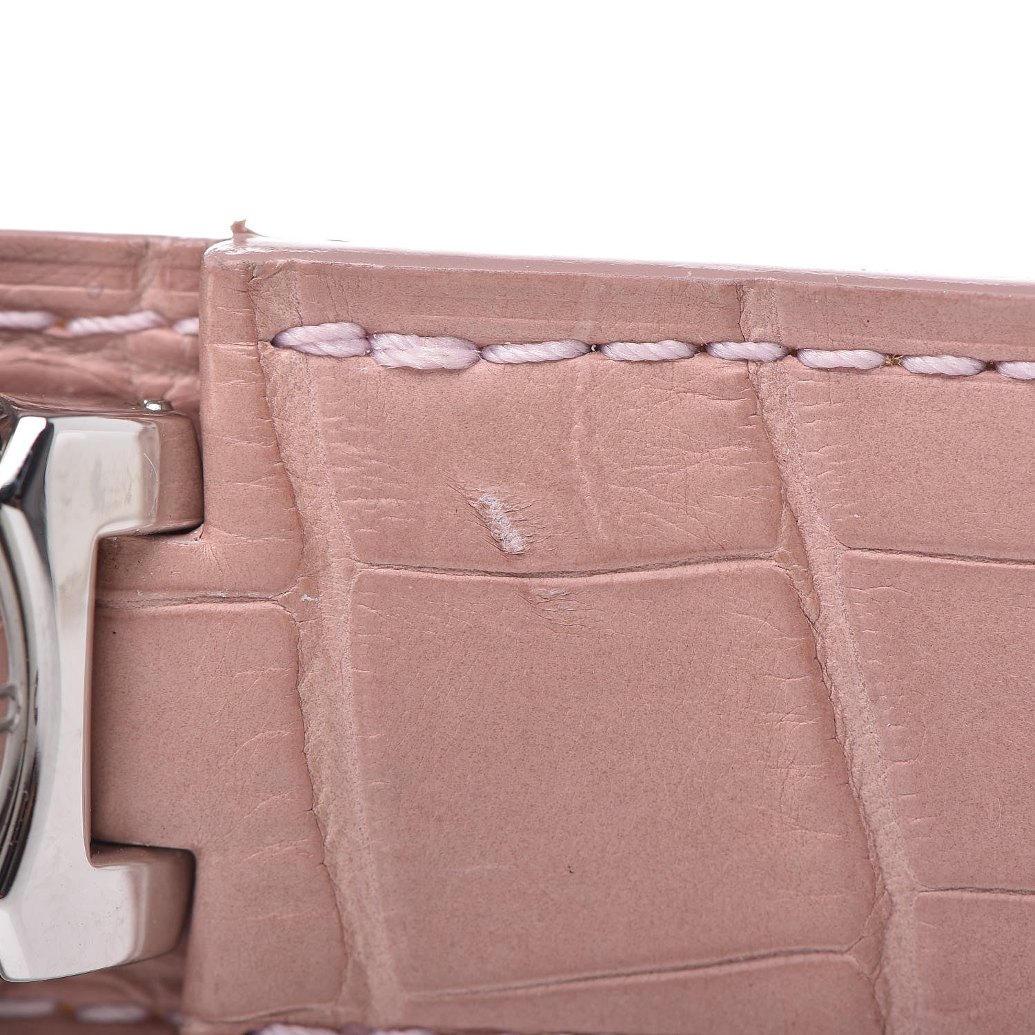 Louis Vuitton Stainless Steel Alligator 28mm Tambour Murakami Quartz Watch 9 of 12
