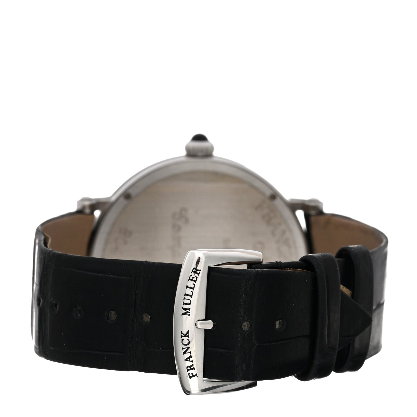 Stainless Steel Alligator 39mm Round Classic Quartz Watch 8041QZR