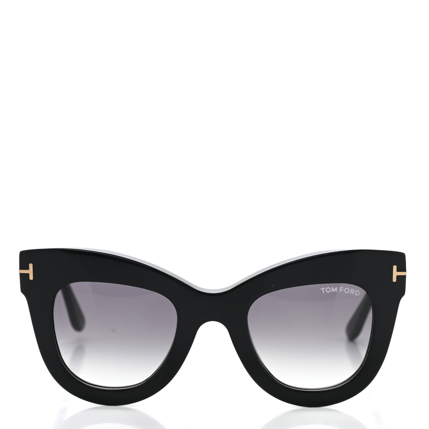 Tom Ford Karina Cat Eye Sunglasses TF612 Black 2 of 7