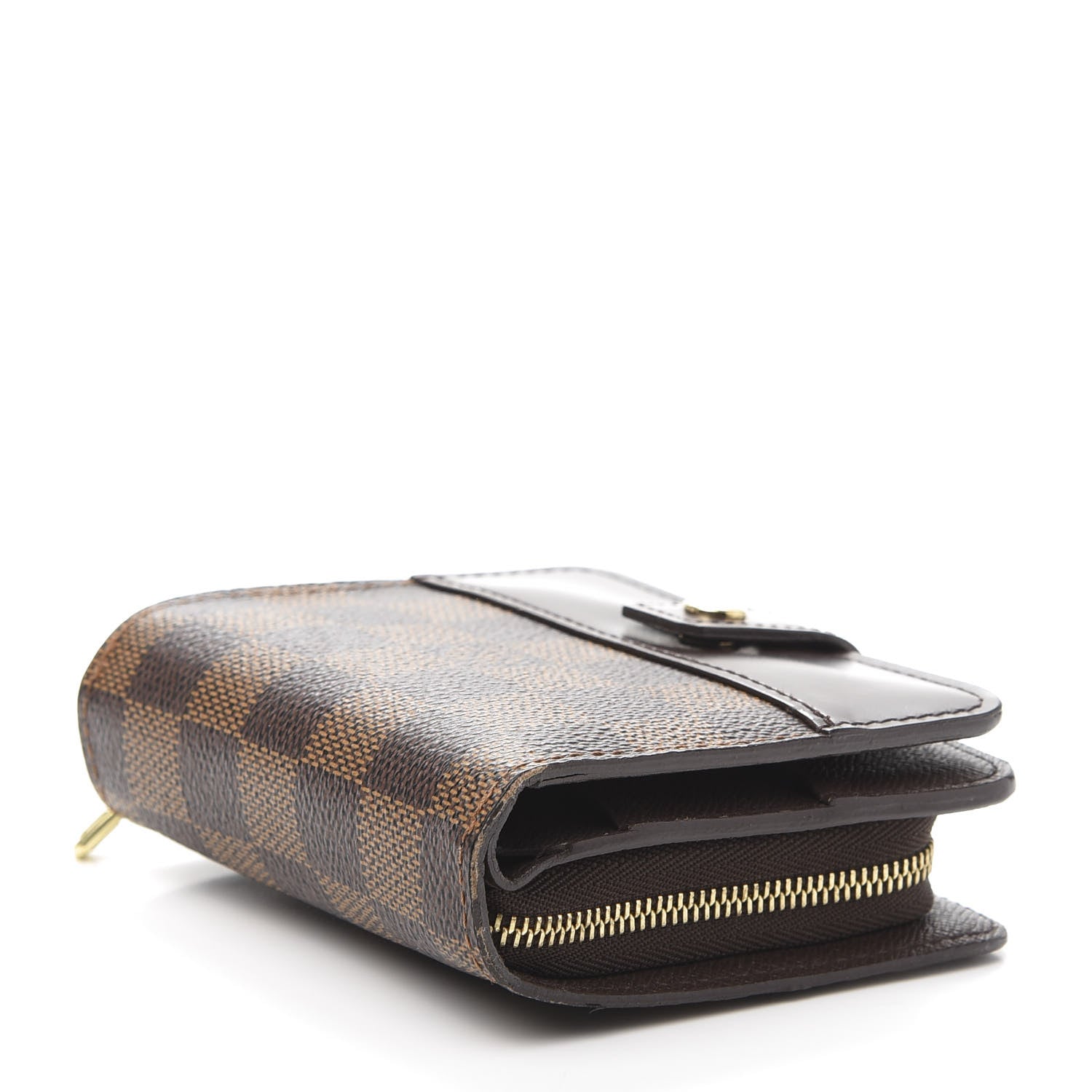 Louis Vuitton Damier Ebene Zippe Zipped Compact Wallet 4 of 9