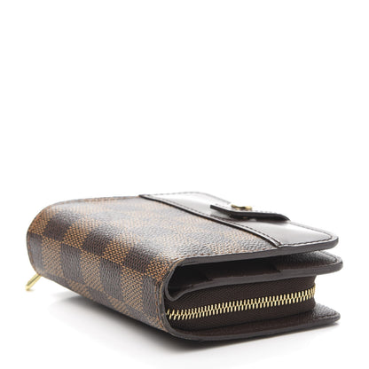Louis Vuitton Damier Ebene Zippe Zipped Compact Wallet 4 of 9