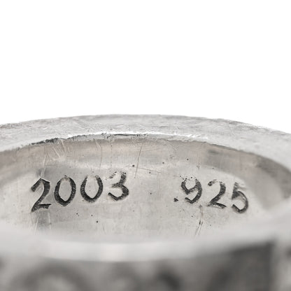 Chrome Hearts Sterling Silver Cross CH Forever Spacer Ring 49 5 5 of 5