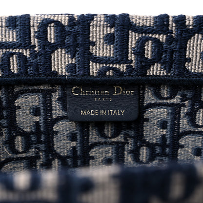 Christian Dior Oblique Medium Book Tote Blue Multicolor 6 of 12