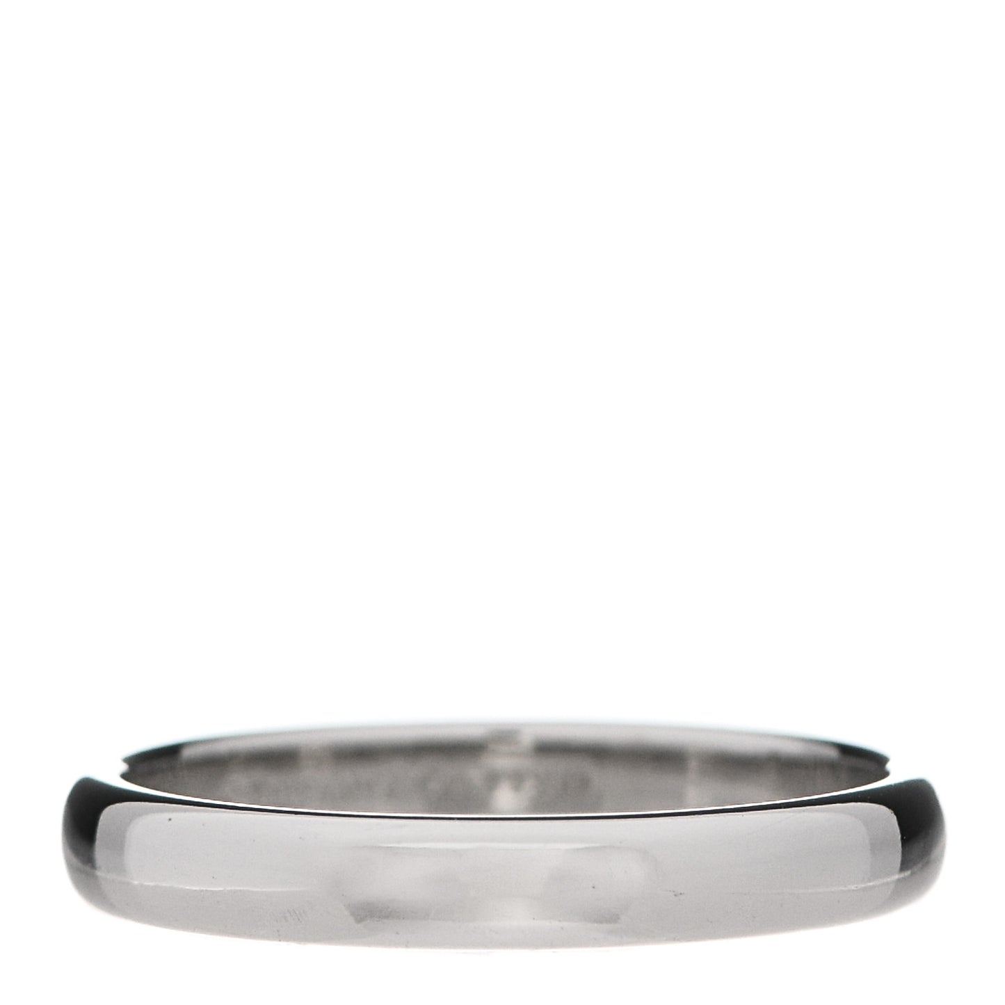 Platinum 3mm Classic Wedding Band Ring 54 6.75