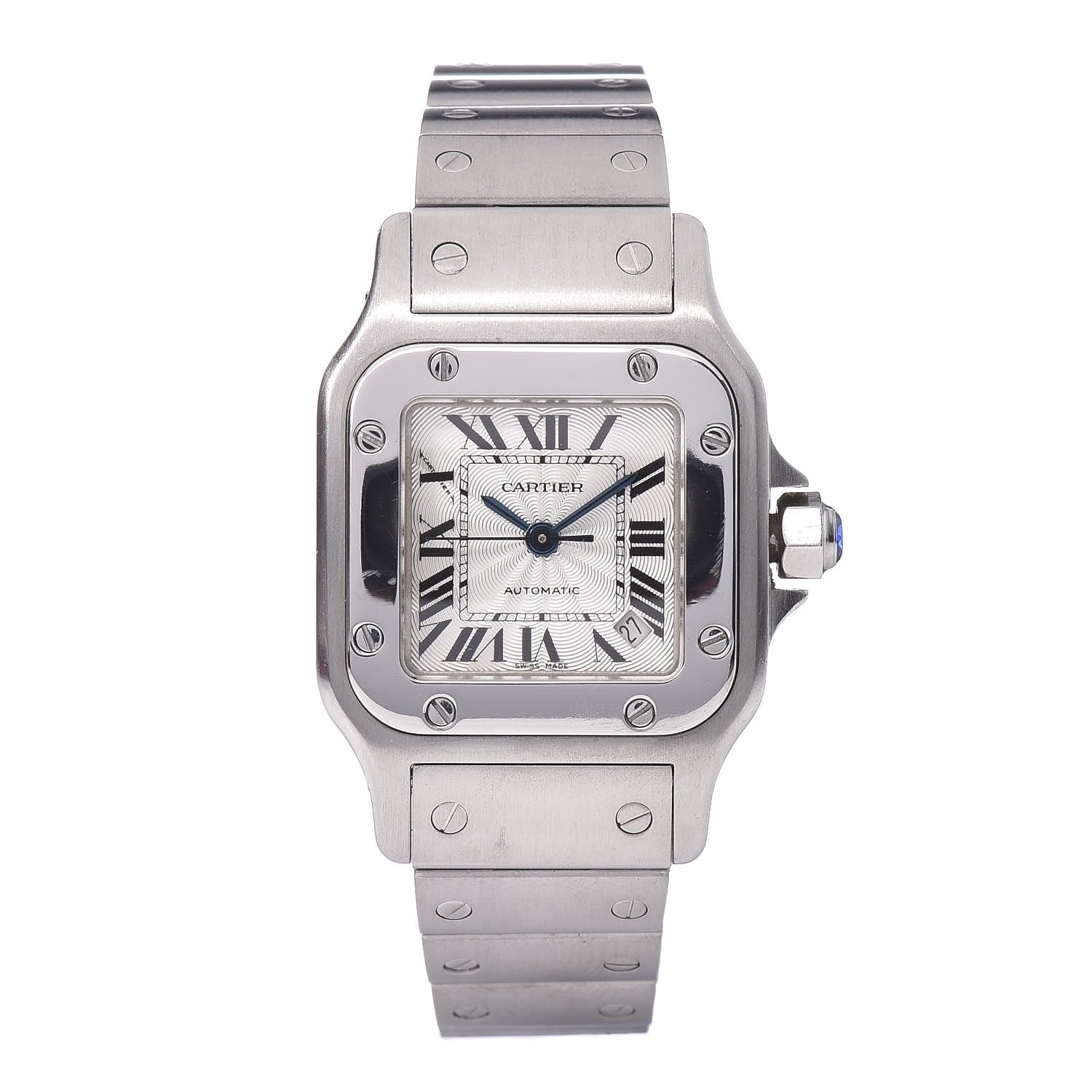 Cartier Stainless Steel 24mm Santos de Galbee Automatic Watch 1 of 13