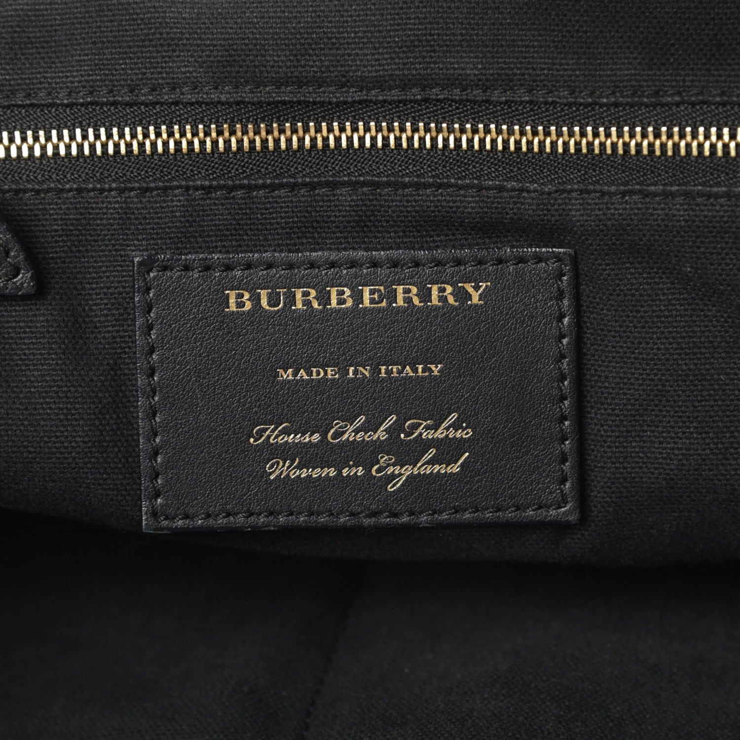 Burberry Grainy Calfskin House Check Small Canterbury Black 6 of 18