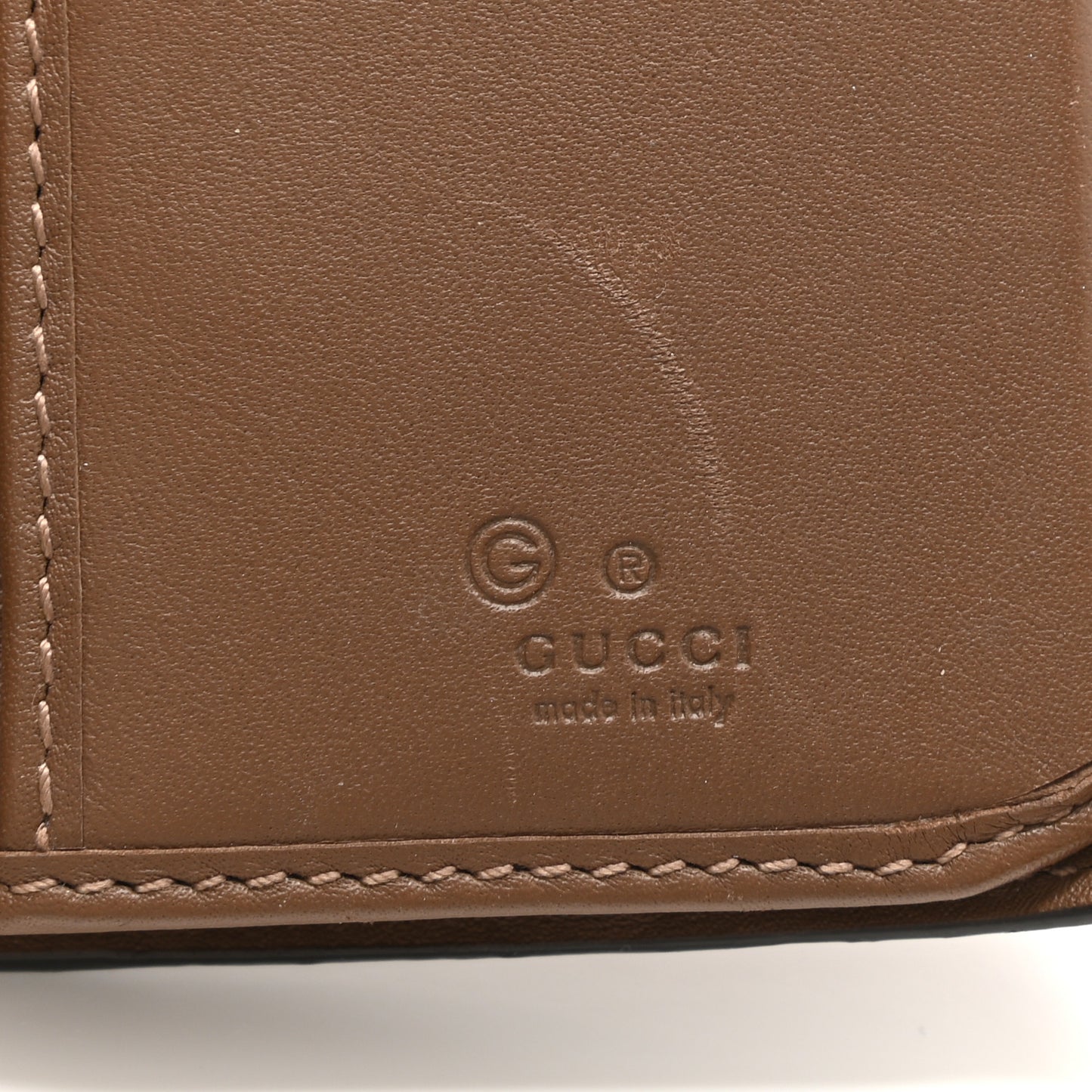 Microguccissima Bi-Fold Organizer Wallet Acero