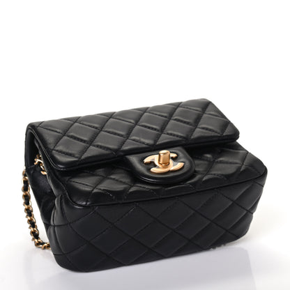 Chanel Lambskin Quilted Mini Pearl Crush Flap Black 3 of 4