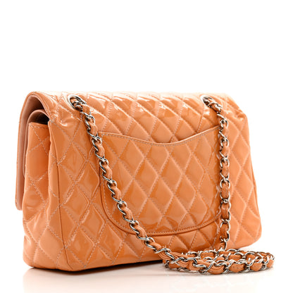 Chanel Patent Quilted Medium Double Flap Light Pink 3 of 12