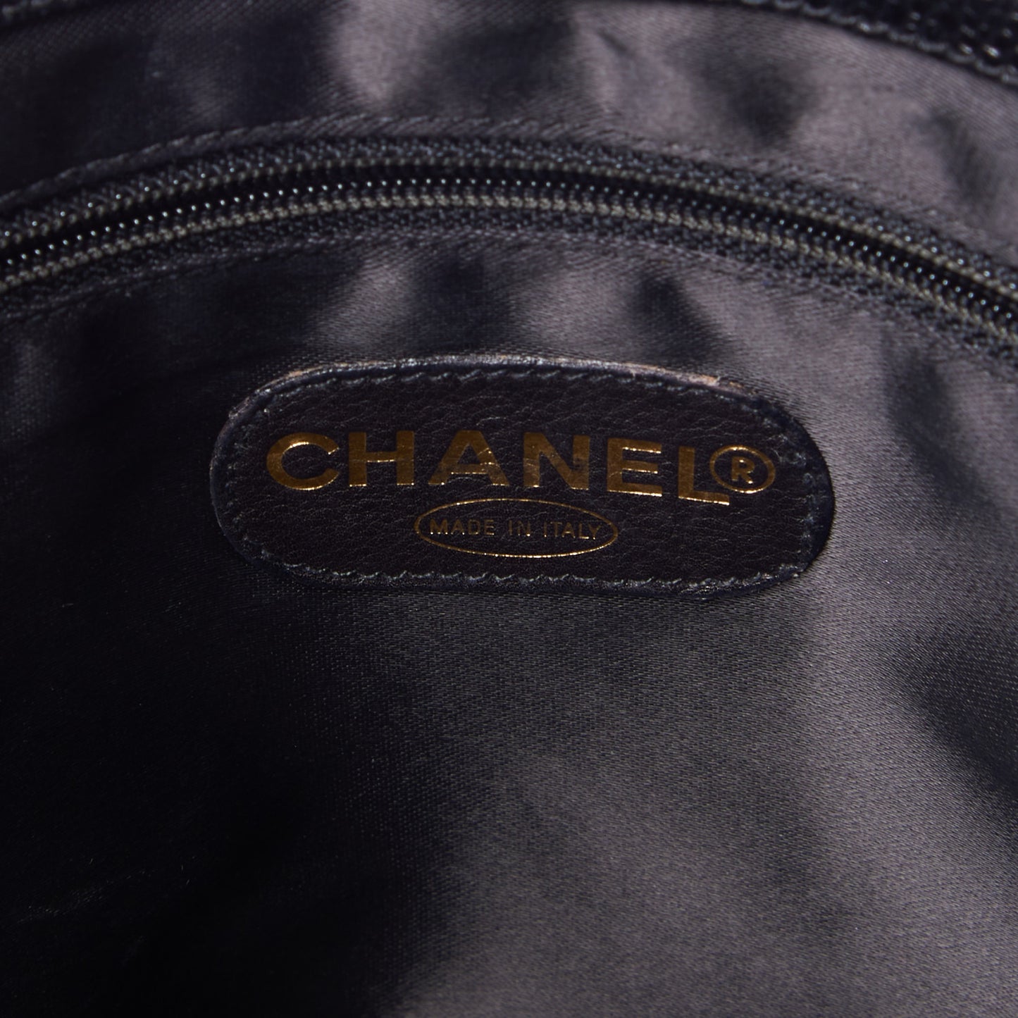 Caviar Large CC Shoulder Bag Black