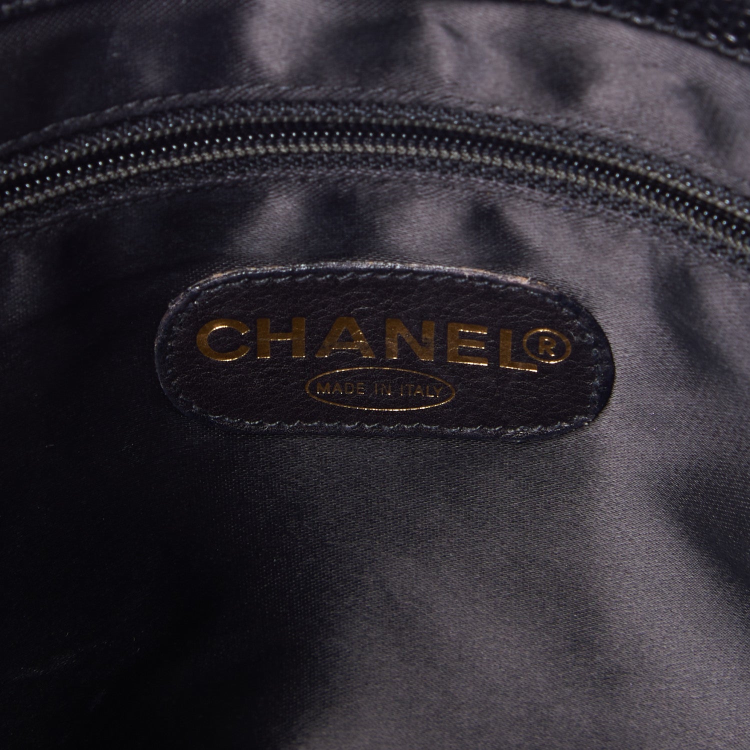 Chanel Caviar Large CC Shoulder Bag Black 8 of 9