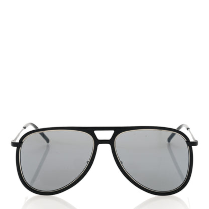Saint Laurent Metal Aviator Classic 11 Rim Sunglasses Black 2 of 9